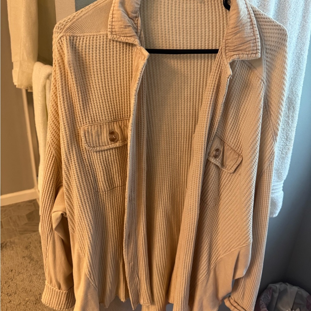 Free People Scout shirt Cream XS